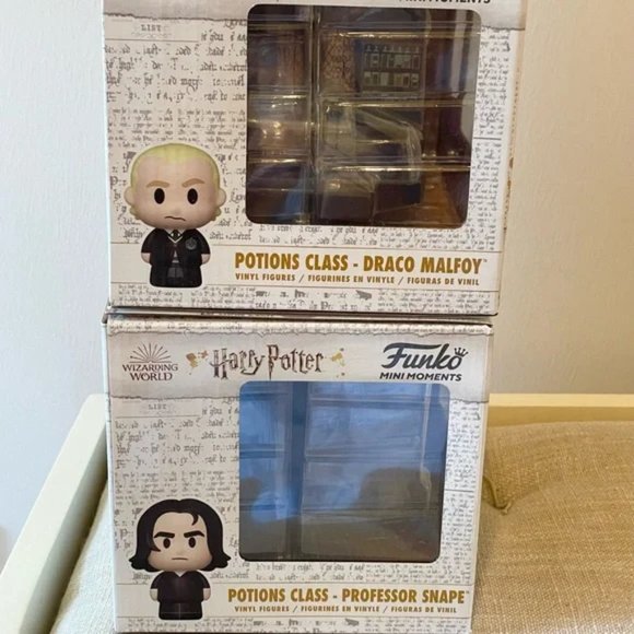 Set of 3: HP Prof Slughorn CHASE + Prof Snape & Draco-Funko Mini Moments class - Picture 10 of 15